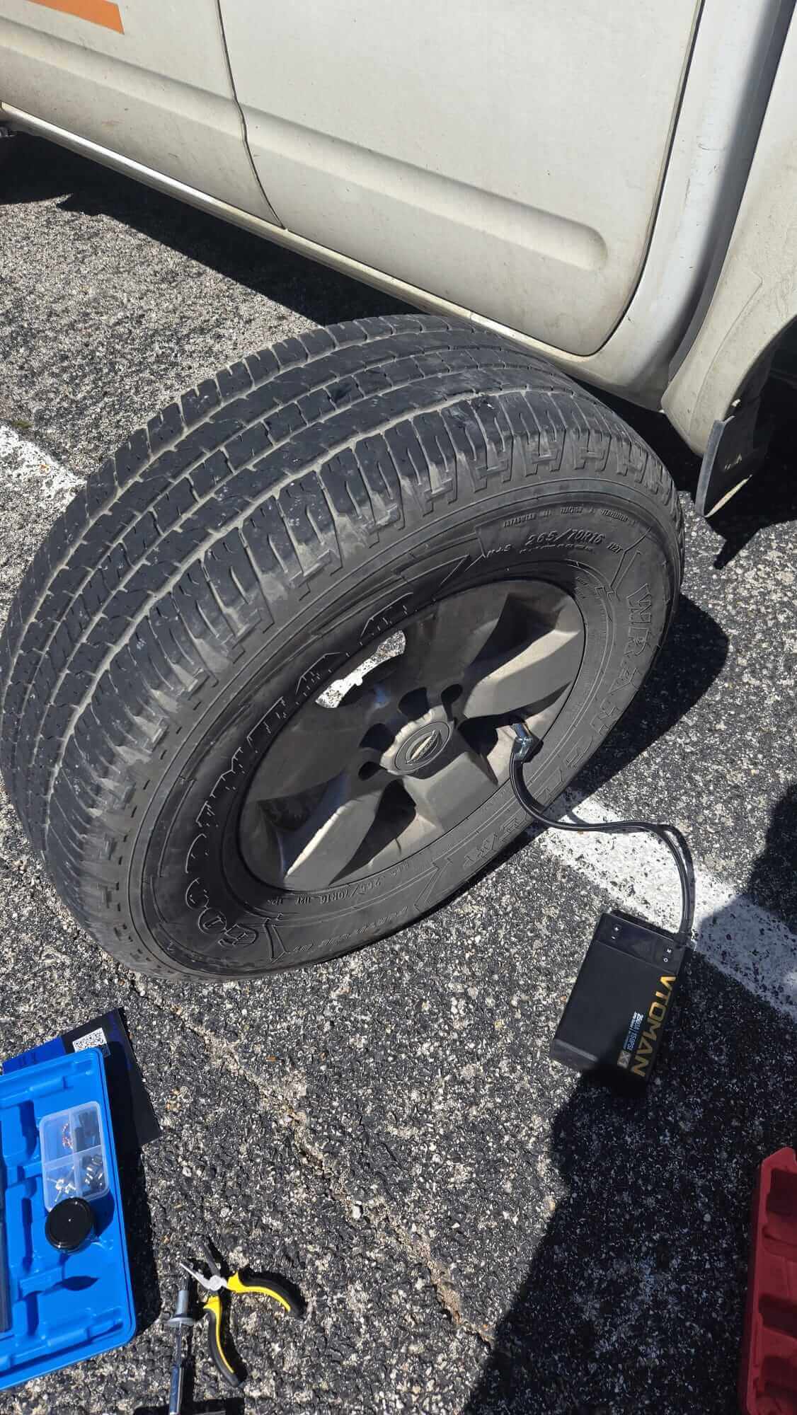 flat tire change houston